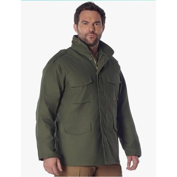 Mens Water Repellent Outer Shell Jacket With Removable Quilted Button-In Liner S - Picture 3 of 13